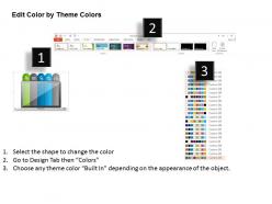 1214 five staged technology icon process diagram powerpoint template