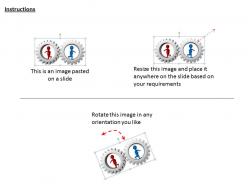 1813 3d man running in opposite direction ppt graphics icons powerpoint