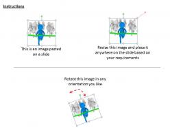 1813 3d man winning the race ppt graphics icons powerpoint