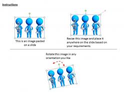 1813 3d people holding music notes ppt graphics icons powerpoint