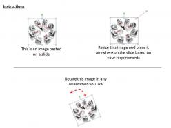 1813 3d team discussion on project ppt graphics icons powerpoint