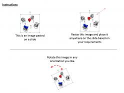 1813 3d team working on best idea ppt graphics icons powerpoint