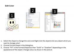 2502 business ppt diagram happy emoticon with medicine powerpoint template
