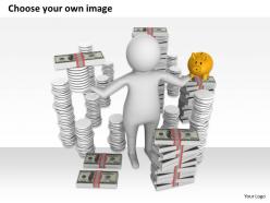 2513 3d illustration of saving money ppt graphics icons powerpoint