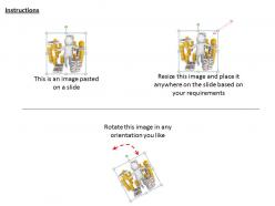 2513 3d illustration of saving money ppt graphics icons powerpoint