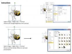 2513 3d man carries folders ppt graphics icons powerpoint