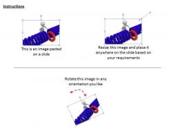 2513 3d man pushing gear wheel ppt graphics icons powerpoint