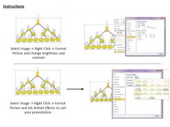 2513 3d team standing on levels ppt graphics icons powerpoint