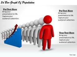 3d bar graph of population ppt graphics icons powerpoint