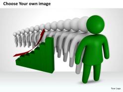 3d bar graph of population ppt graphics icons powerpoint