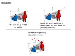3d bar graph of population ppt graphics icons powerpoint