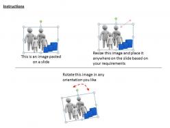 3d family with shopping bags ppt graphics icons powerpoint