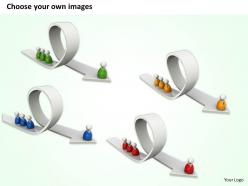 3d human icons on arrow ppt graphics icons powerpoint