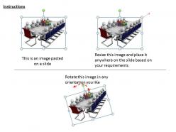3d illustration of business meeting ppt graphics icons powerpoint