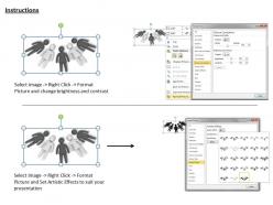 3d ilustration of team ppt graphics icons powerpoint