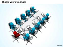 3d image of corporate meeting ppt graphics icons