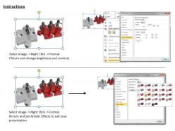 3d image of team efforts ppt graphics icons powerpoint