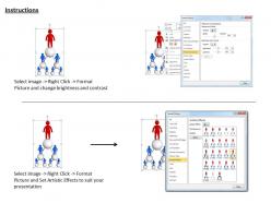 3d leader on top of pyramid ppt graphics icons powerpoint