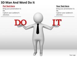 3d man and word do it ppt graphics icons powerpoint