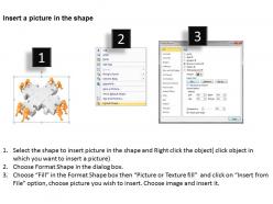 3d man assembling puzzle pieces ppt graphics icons powerpoint
