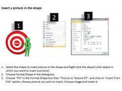 3d man explaining goals and target business ppt graphics icons powerpoint