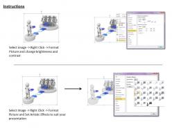 3d man join his team ppt graphics icons powerpoint