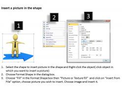 3d man on arrow action plan ppt graphics icons powerpoint