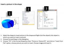 3d man pushing pie chart business concept ppt graphics icons powerpoint