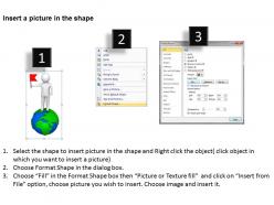 3d man standing on earth ppt graphics icons powerpoint