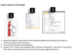 3d man thinking of the future standing beside it business ppt graphic icon