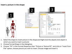 3d man with skeleton ppt graphics icons powerpoint