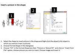 3d men discussing business meeting leadership ppt graphics icons