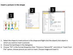 3d men forming colorful team cooperation business ppt graphics icons powerpoint
