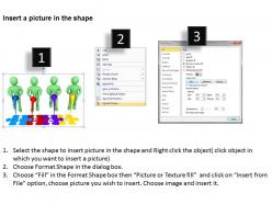 3d men forming team jigsaw puzzles business concept ppt graphics icons powerpoint