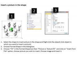 3d men interrelated issues networking global ppt graphics icons