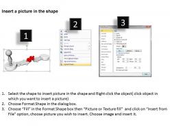 3d men standing path to cross puzzles success ppt graphics icons