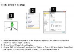 3d men with three arrows pointing in different direction path ppt graphic icon