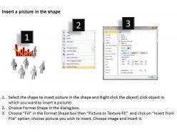 3d person and financial graph ppt graphics icons powerpoint