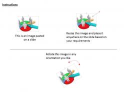 3d pie chart for team management ppt graphics icons