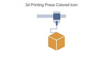 3D Printing Press Colored Icon In Powerpoint Pptx Png And Editable Eps Format