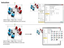 3d teams working together ppt graphics icons powerpoint