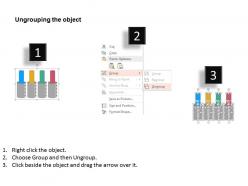 A four staged process for marketing icons flat powerpoint design