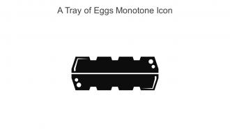 A Tray Of Eggs Monotone Icon In Powerpoint Pptx Png And Editable Eps Format