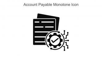 Account Payable Monotone Icon In Powerpoint Pptx Png And Editable Eps Format