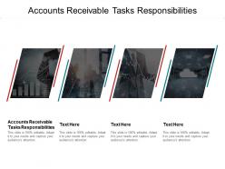 Accounts receivable tasks responsibilities ppt powerpoint presentation styles icons cpb