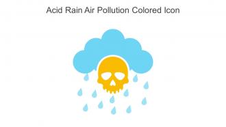 Acid Rain Air Pollution Colored Icon In Powerpoint Pptx Png And Editable Eps Format