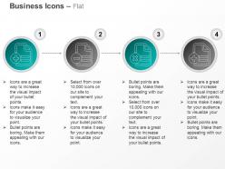 Add reject accept the documents ppt icons graphics