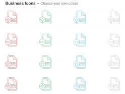 Add reject accept the documents ppt icons graphics