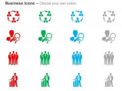Admin cycle search team growth analysis ppt icons graphics