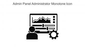 Admin Panel Administrator Monotone Icon In Powerpoint Pptx Png And Editable Eps Format